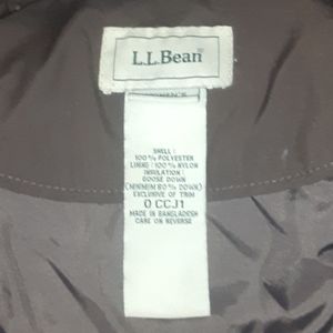 Ll Bean puffy jacket